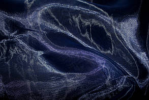 Органза Темно синя