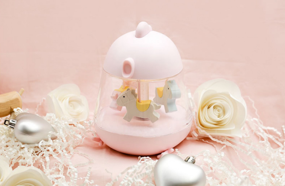 Музичний Каганець Карусель (Рожевий), фото 1