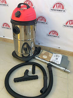 Пилосос будівельний Intertool DT-1030 (30 л, 1400 Вт)