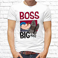 Чоловіча футболка з принтом "BOSS. Big boss" Push IT