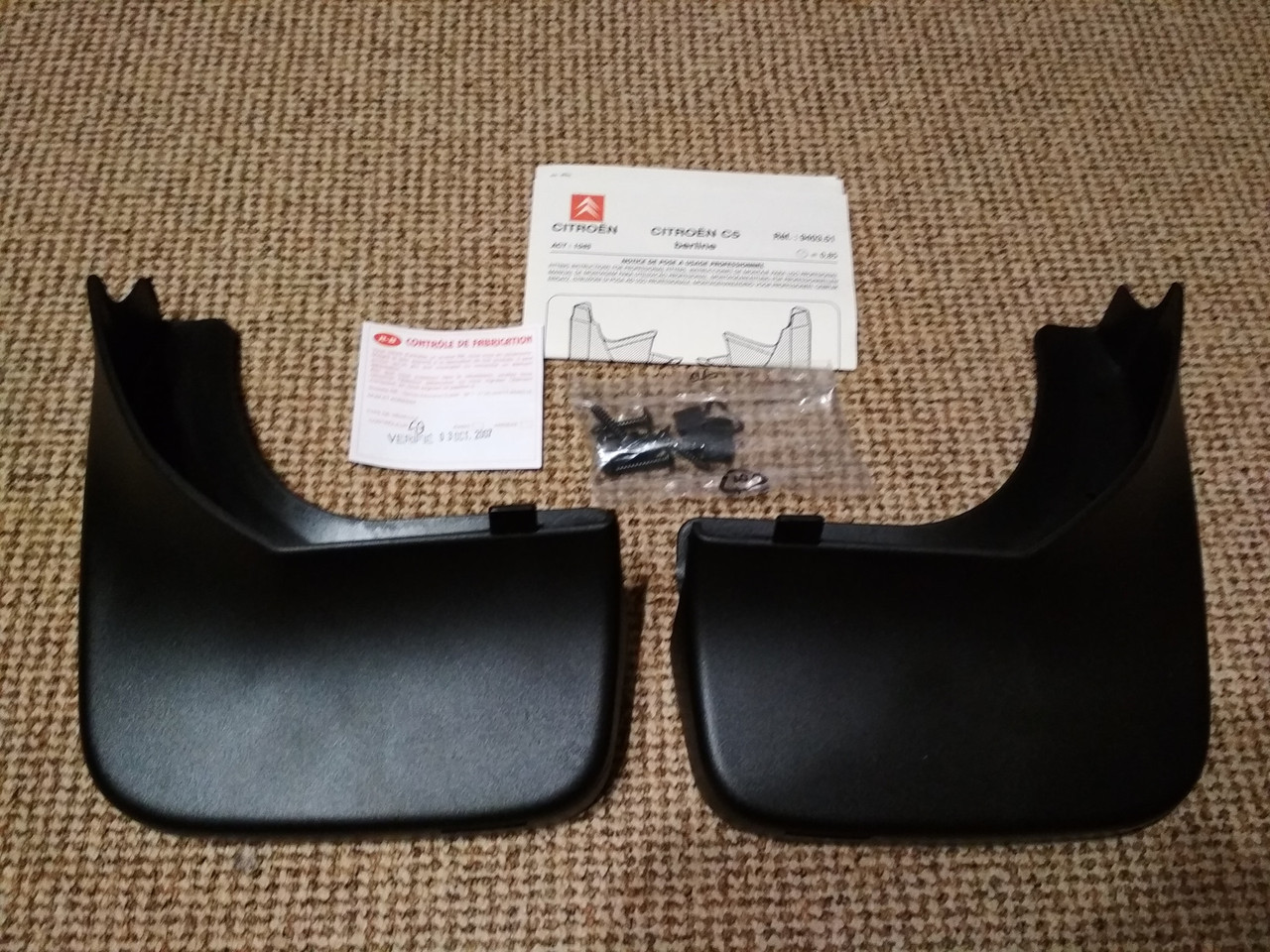 Бризковики (передні) Citroen C5 2001-2008 передні 2шт 940350