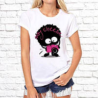 Жіноча футболка з принтом "Say cheese" Push IT