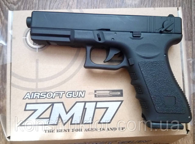 Детский пистолет ZM 17 копия Glock 18C