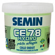 Шпаклівка SEMIN РЄ 78 HYDRO PATE для вологих приміщень готова (світло-зелена), 5 кг