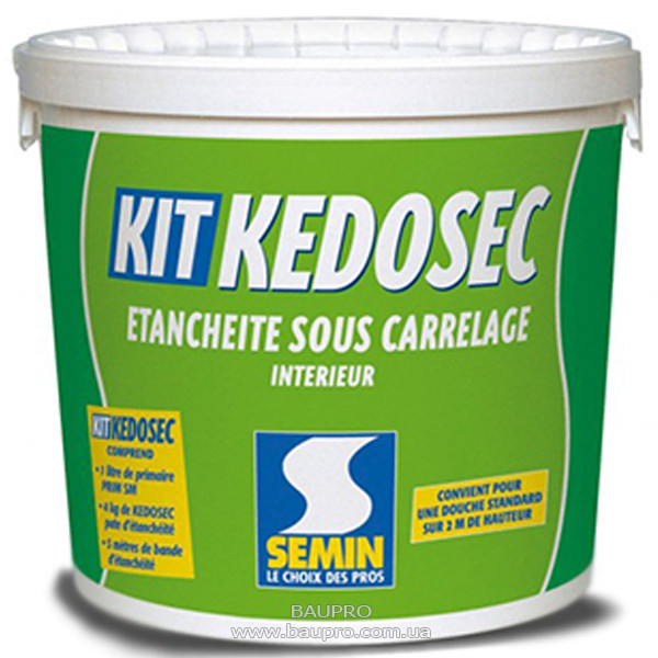 Гідроізоляція SEMIN KIT KEDOSEC (комплект), 6 кг