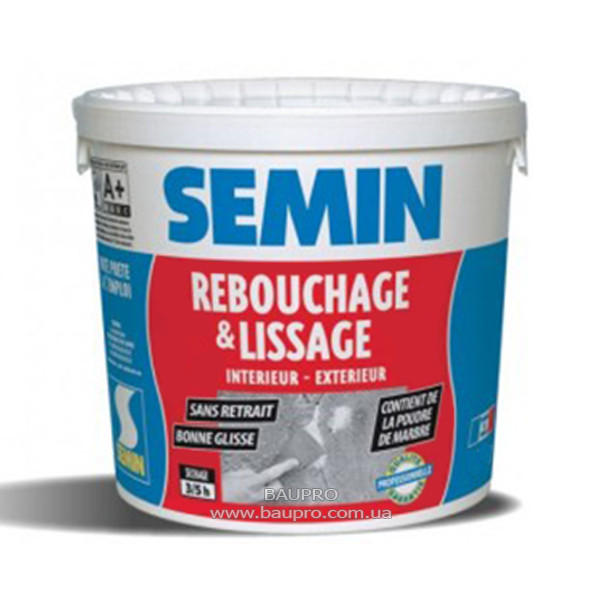 Суміш SEMIN REBOUCHAGE LISSAGE ремонтна, 4 кг