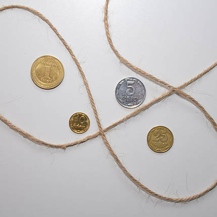 Шпагат джутовий 300 г, 2.5 мм, 3 нитки, фото 3