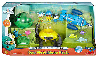 Октонавти ігровий набір Підводний мега флот Fisher-Price Octonauts Gup Fleet Mega Pack