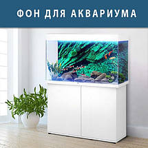 Морський світ під водою на наклейці для акваріума 40х65 см, фото 3