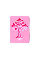 Молд силіконовий для мастики та шоколаду Хрестик 7,0 см 5,0 см