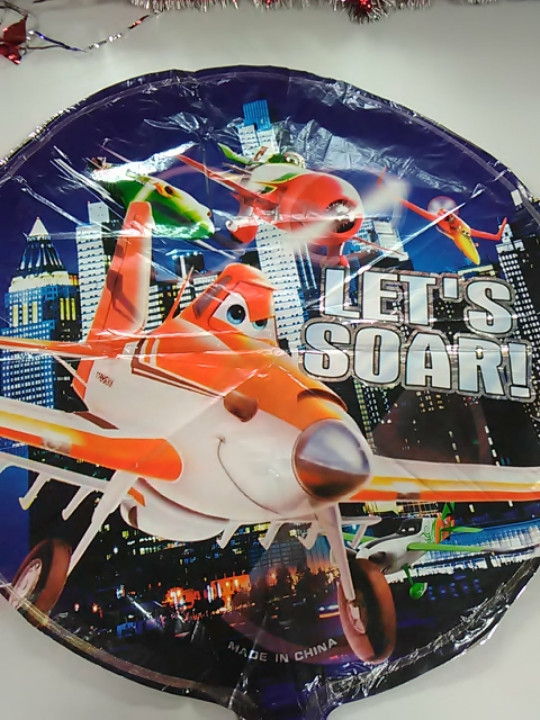 Повітряний фольгований шар з малюнком литачки, фото 1