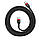 Кабель Baseus Cafule Type-C 3A 1m, Black+Red (CATKLF-G91), фото 3