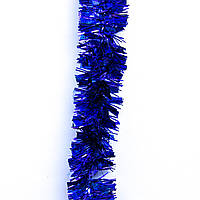 Новогоднее украшение - мишура, 200x5 см, ПВХ, синий (ГГ-50/2-4)