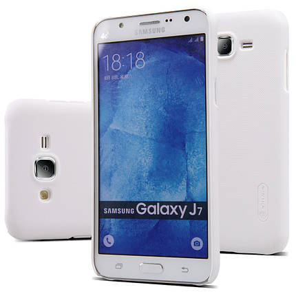 Чохол Nillkin для Samsung Galaxy J7 білий (+плівка), фото 1