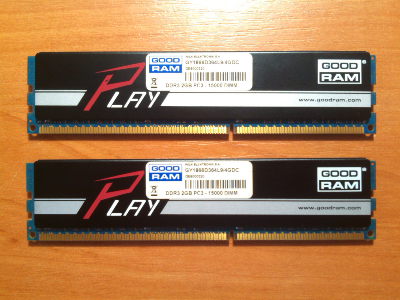 Пара GoodRam DDR3 4GB 1866MHz PC3-15000 під Intel та AMD Гарантія!