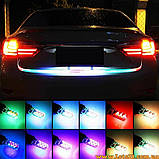 Автолампи габарити + стробоскоп з пультом ДК W5W T10 LED RGB CANBUS світлодіодні, фото 4