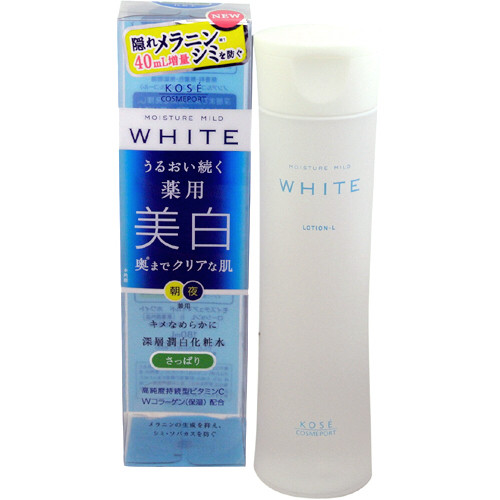 Зволожувальний і освітлювальний лосьйон Kose Cosmeport Moisture Mild White Medicated Whitening Lotion