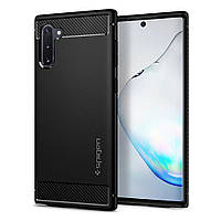 Чохол Spigen для Samsung Galaxy Note 10 Rugged Armor, Matte Black (628CS27374)