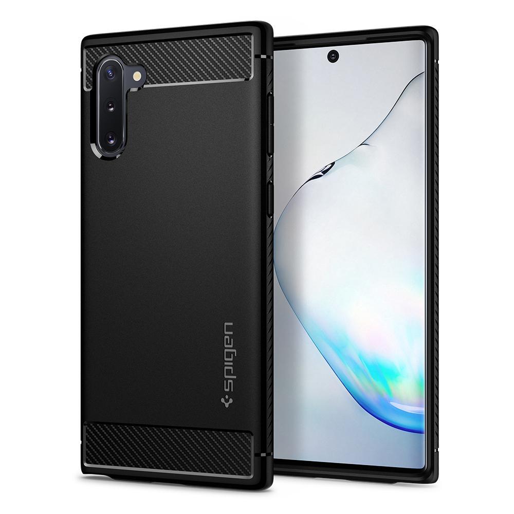 Чохол Spigen для Samsung Galaxy Note 10 Rugged Armor, Matte Black (628CS27374), фото 1