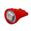 Комплект світлодіодних ламп NAPO LED T10-5050-1smd T10 W5W 10 шт колір світіння червоний, фото 3