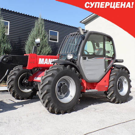 Телескопічний навантажувач Manitou MT 732 б/у, фото 2