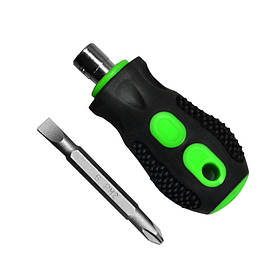 Викрутка двостороння Technics PH2 х SL6 30 мм (46-402)