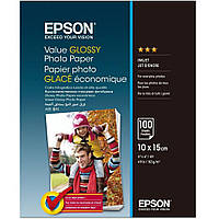 Фотобумага Epson глянцевая 183г/м кв, 10х15, 100л (C13S400039)