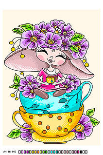 A4-16-140 Схема на канві для вишивання хрестиком