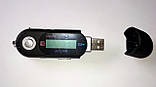 Mp3 плеєр + FM радіо + USB (на батарейці ААА) чорний, фото 9
