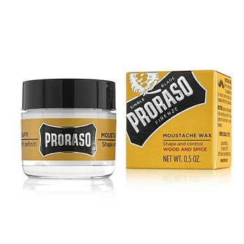 Волосся для бороди та усів Proraso Wood & Spice Beard Wax 15мл