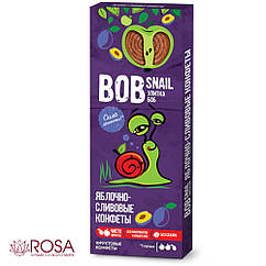 Натуральні цукерки Равлик Боб Яблуко-Слива, 30 грамів (ТМ Bob Snail, Україна)