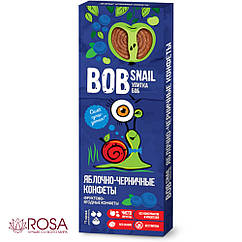 Натуральні цукерки Равлик Боб Яблуко-Чорниця, 30 грамів (ТМ Bob Snail, Україна)