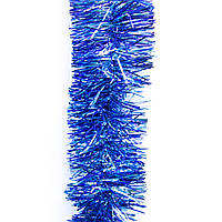 Новогоднее украшение - мишура, 200x5 см, ПВХ, синий (ГПС-50/2-1)