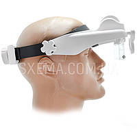 Бінокулярні лупи окуляри Magnifier 81000SC 1,5x-11,5x потужна Led-підсвітка, вбудований акумулятор!