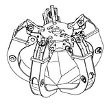 PZG350PS4 Грейфер, 4 пелюстки, 350 л, відкритий, фото 3