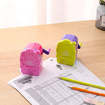 Чинка механічна Deli ER10004 мікс "Explora" з дзеркальцем, фото 4