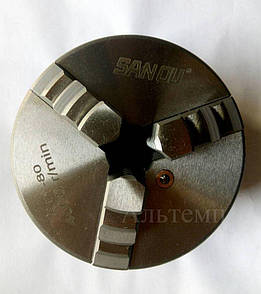 Патрон токарний 3-х кулачковий самоцентруючийся 250 mm (7100-0035) посадка на конус 6