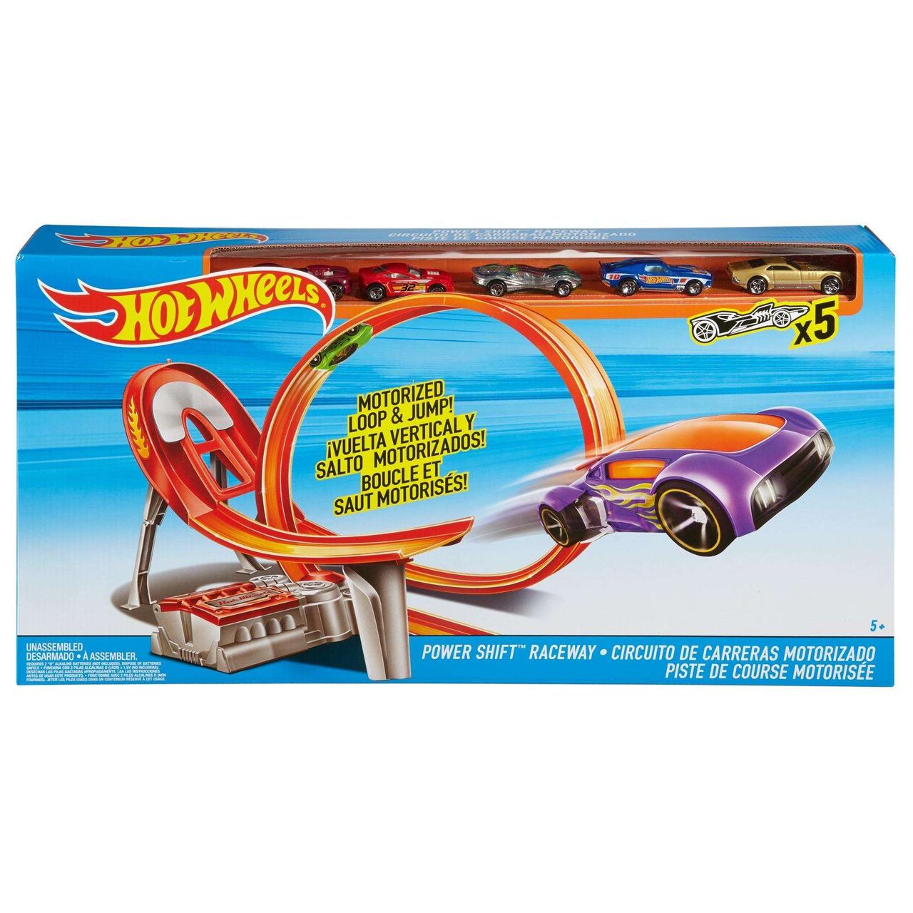 Трек Хот Вілс Божевільний форсаж Hot Wheels Power Shift Raceway Track FCF18 оригінал