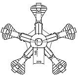PZG240PH5-A Грейфер асиметричний, 5 пелюсток, 240 л, фото 3