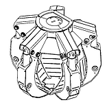 PZG240PH5-A Грейфер асиметричний, 5 пелюсток, 240 л, фото 4