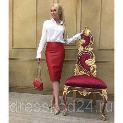 Спідниця олівець із високою посадкою