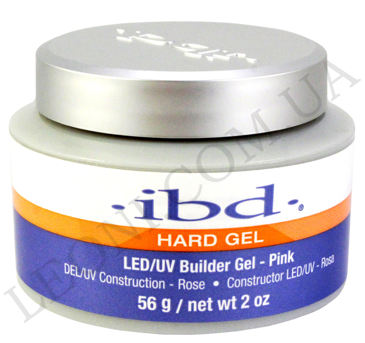 Конструвальний прозоро-рожевий гель IBD LED/UV Builder Gel Pink (56 г)