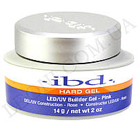 Конструирующий прозрачно-розовый гель IBD LED/UV Builder Gel Pink (14 г)