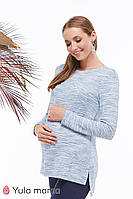 Туніка для вагітних та годування KIM TN-39.021 синій меланж