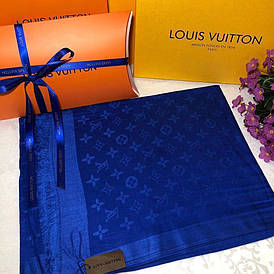 Палантин Louis Vuitton синій електрик