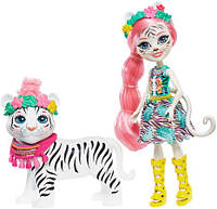 Кукла Тигра Тэдли и Китти Enchantimals Tadley Tiger doll with Kitty GFN57