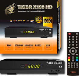 Tiger X100 HD AC3 ресивер + безплатна прошивка!