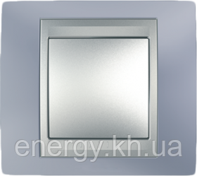 Рамка 1 пост. Unica Top берил/алюміній MGU66.002.098