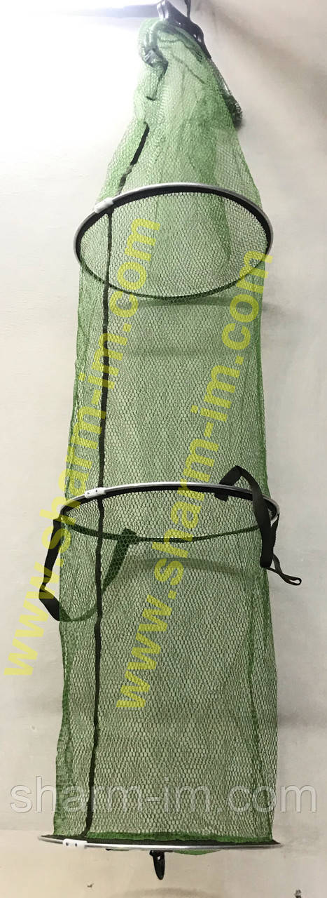 Садок Briz 1,5 м Круглий з ручками і алюмінієвими кільцями (Прогумований)