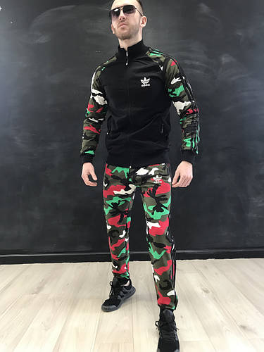 Спортивный костюм камуфляж мужской
